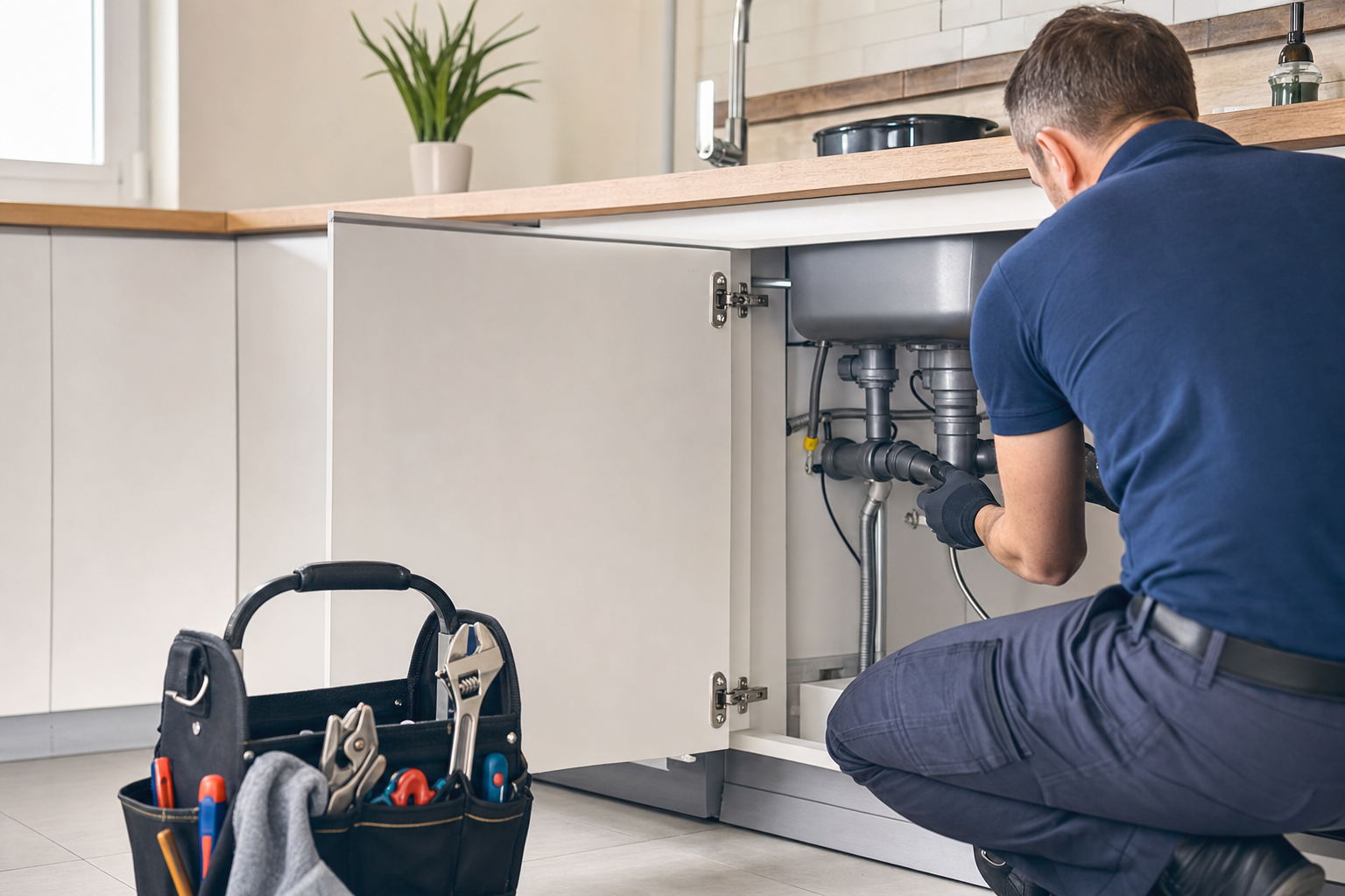 Kitchen Plumbing Woodford E18 service image